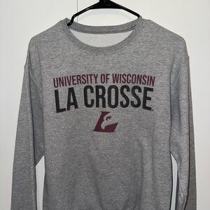 Gray University of Wisconsin La Crosse Sweatshirt